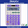 Papelería conjunto tamaño grande calculadora de escritorio para oficina con luz R-5300C